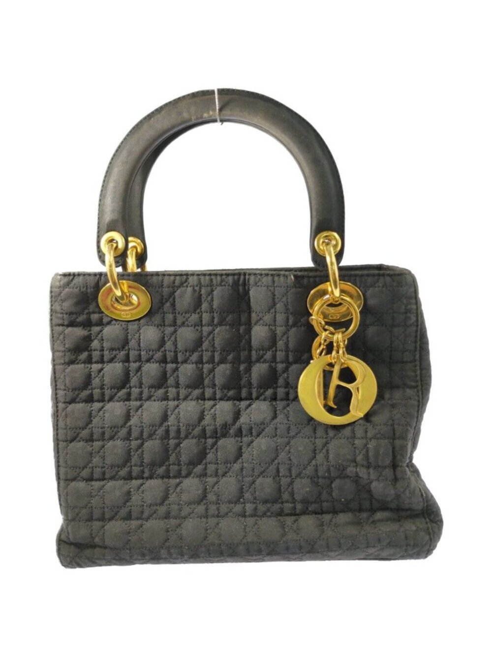 Dior Lady Dior Handbag Black All b